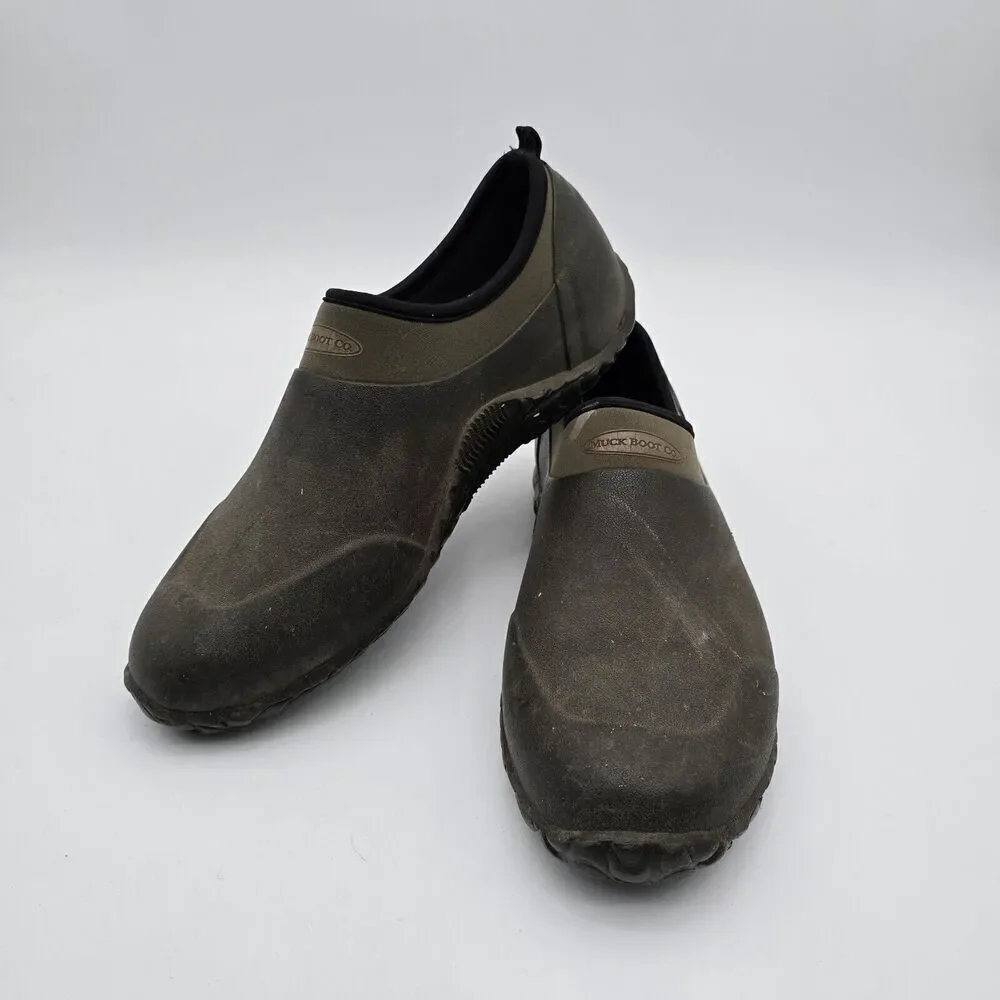 Muck Boot Company Shoes Mens 12 Low Waterproof Slip On Clogs Gardening Water